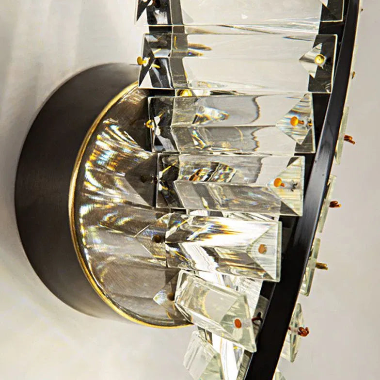 Design Wandleuchten Wohnzimmer Schwarz Doppelspirale Eleganz - Clowas.de