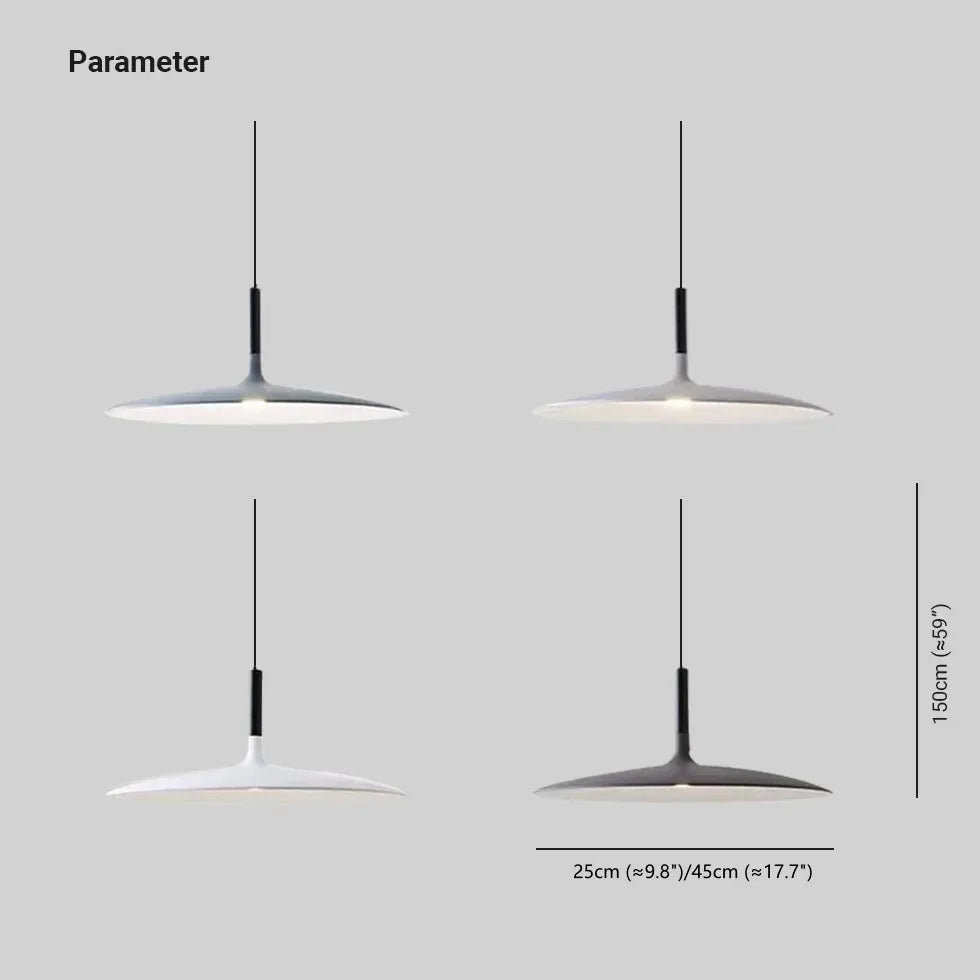 Designer Pendelleuchten Wohnzimmer moderne einfache runde Form - Clowas.de