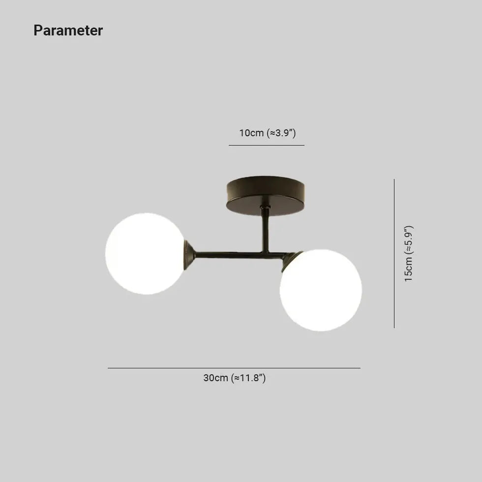 Flur LED Deckenleuchte im modernen nordischen Design - Clowas.de