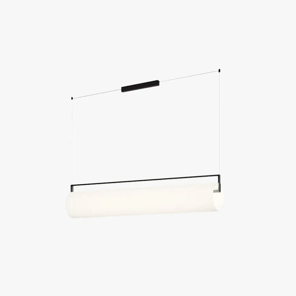 White Rectangular Acrylic Tube Pendant Light