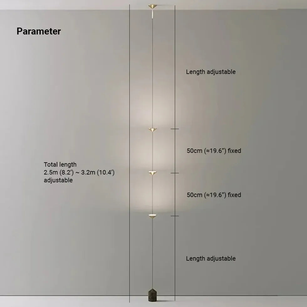 Scheibenlampenschatten linear minimalistische Eckstöfe Lampe