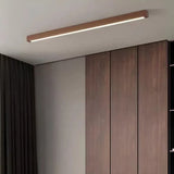 Rectangular LED Wooden Hallway Ceiling Light