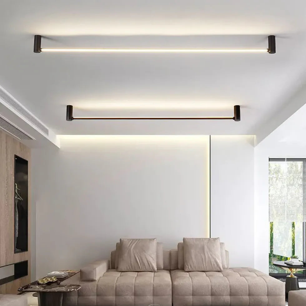 Long-Term Black Modern Flush Ceiling Lights