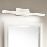 White Linear Bathroom Mirror Lights