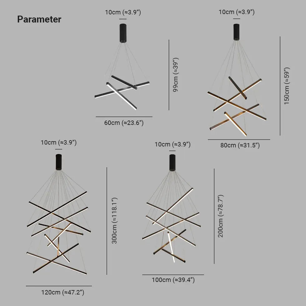 Hängelampe wohnzimmer led im modernen nordischen Stil