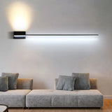 LED Wandleuchte Schwarz Modernes Design Schlicht Minimalistisch