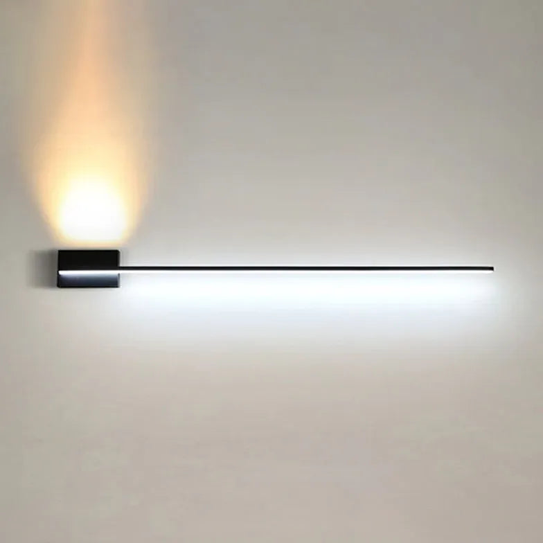 LED Wandleuchte Schwarz Modernes Design Schlicht Minimalistisch