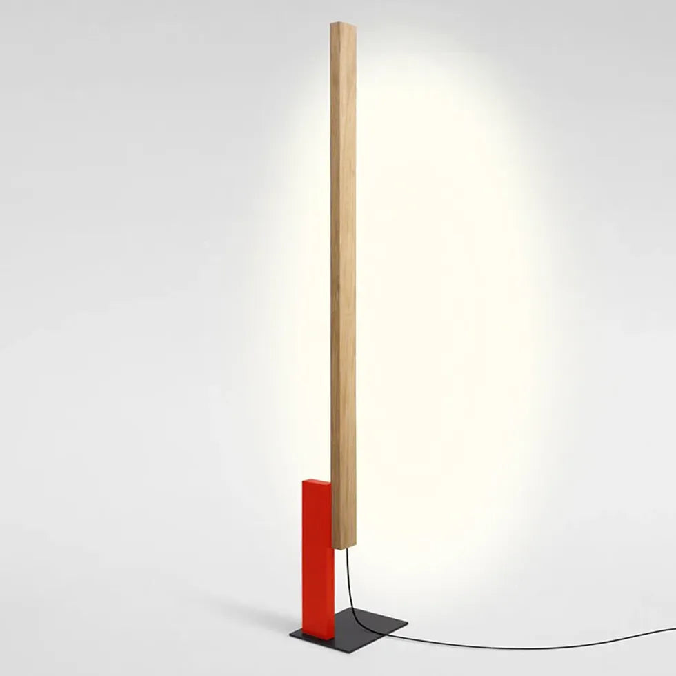 Dual-Color-Gerade-Stangen-Minimalist-Stehlampe