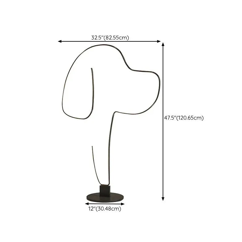 Tierumriss LED Dekorative Tischlampe