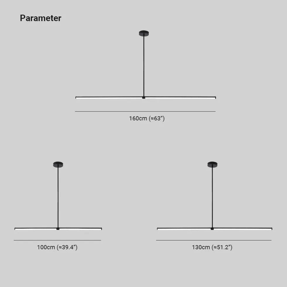 Single linearer Esszimmer modernes Anhänger Licht