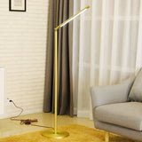 Gold Long Strip LED -Stehlampe