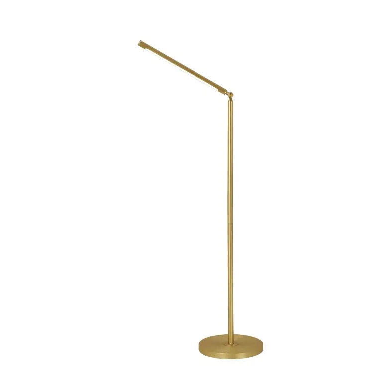 Gold Long Strip LED -Stehlampe