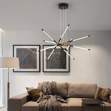 Black LED Branch Structure Chandelier