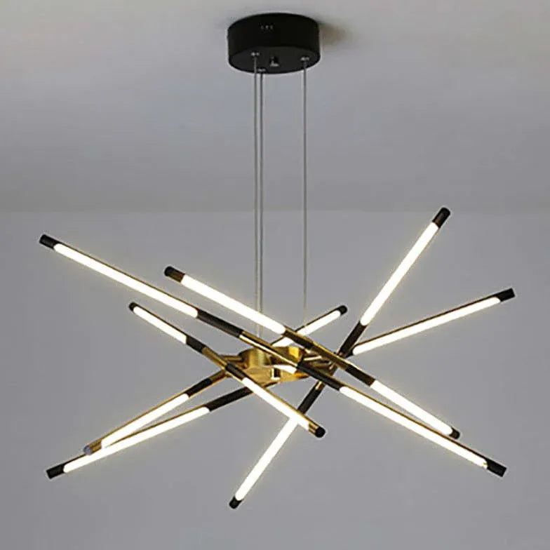 Black LED Branch Structure Chandelier