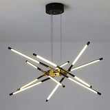 Black LED Branch Structure Chandelier