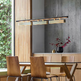 Linear Metal Dining Room LED Pendant Light