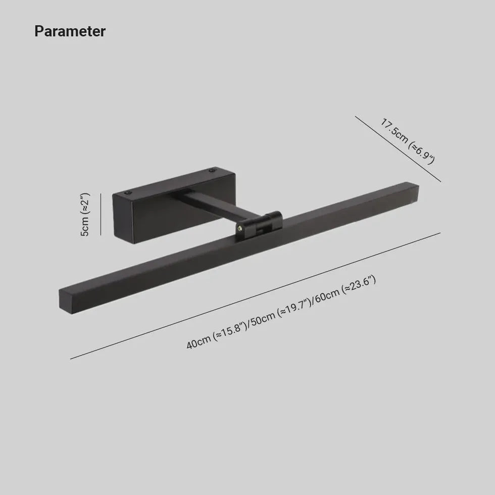 Minimalistische lineare LED -Spiegellichter