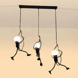 Schlafzimmer LED Deckenleuchte mit kleinem Eisenmann Design - Clowas.de