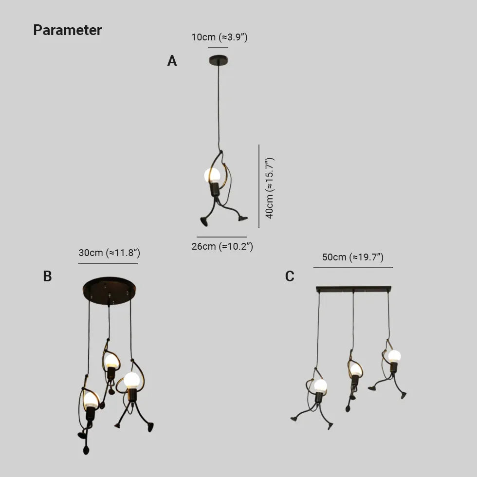 Schlafzimmer LED Deckenleuchte mit kleinem Eisenmann Design - Clowas.de
