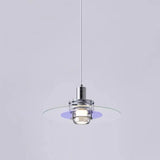 Einzelne Pendelleuchte moderne Glas transparent Design - Clowas.de