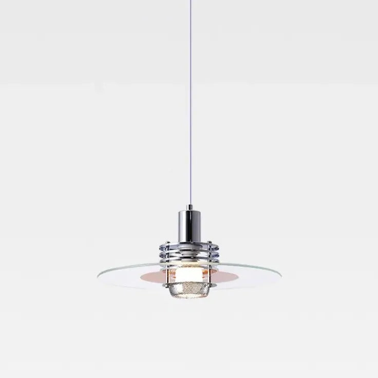 Einzelne Pendelleuchte moderne Glas transparent Design - Clowas.de