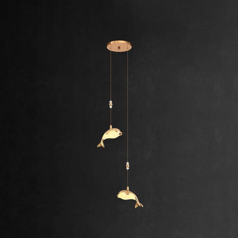 Pendelleuchte Gold Kristall modernes elegantes Wohnambiente - Clowas.de