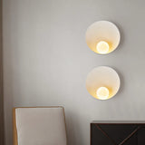 Resin Round Modern Wall Lights