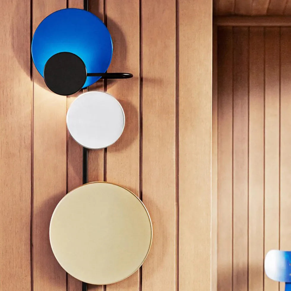 Round Art Deco Modern Wall Lights