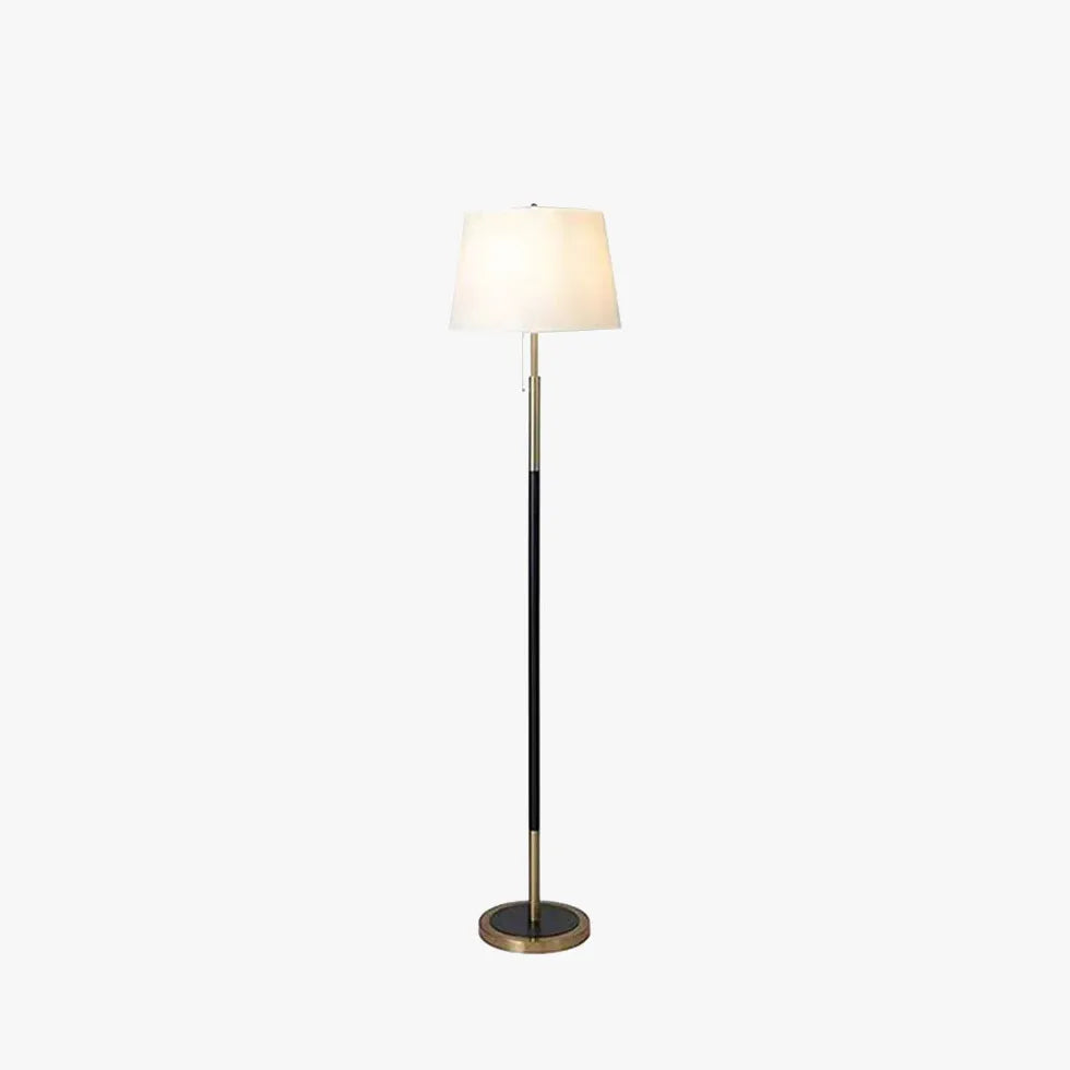 Schwarze moderne minimalistische Stehlampe