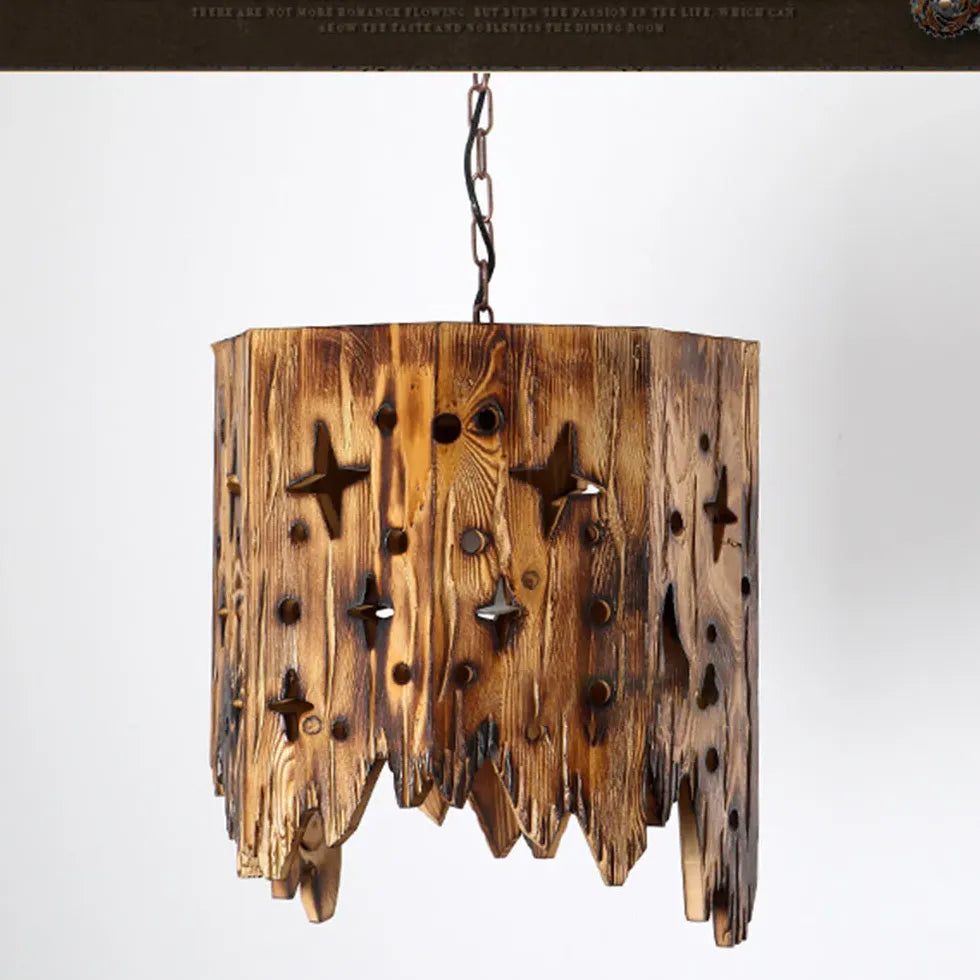 Esstisch Hängelampe Holz im Vintage-Industrie-Stil - Clowas.de