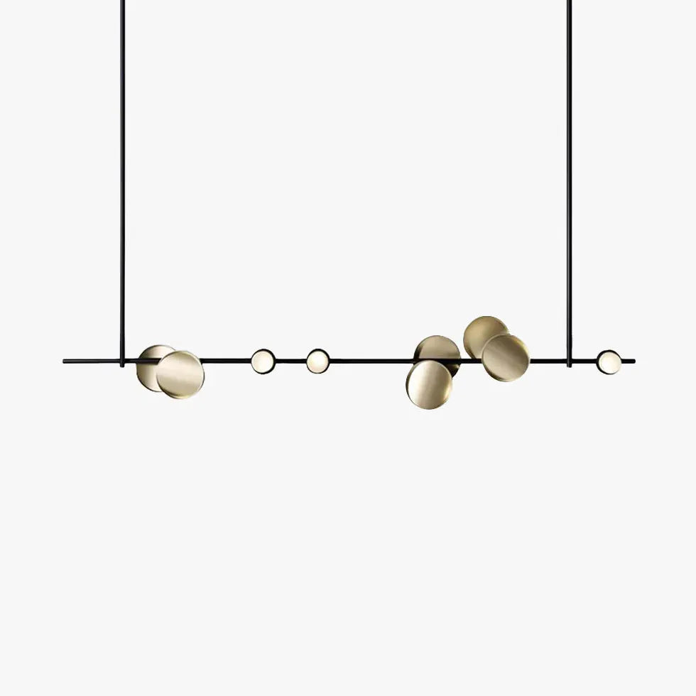 Esstischlampe Pendelleuchte in modernem Schwarz-Gold Design - Clowas.de