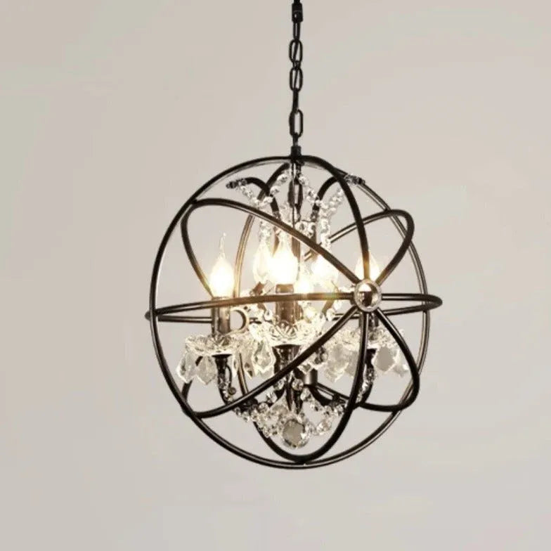 Esszimmer Pendelleuchte höhenverstellbar im Vintage Vogelkäfig Design - Clowas.de