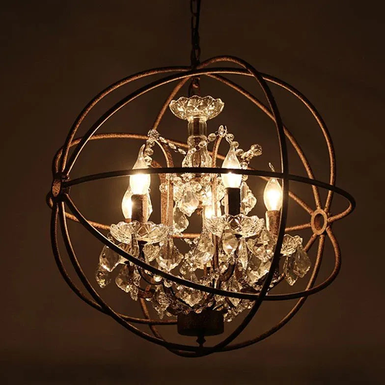 Esszimmer Pendelleuchte höhenverstellbar im Vintage Vogelkäfig Design - Clowas.de