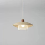 Light Wood Warm White Pendant Light