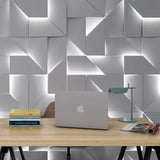 Geometric Panel White Led Modern Wall Lights