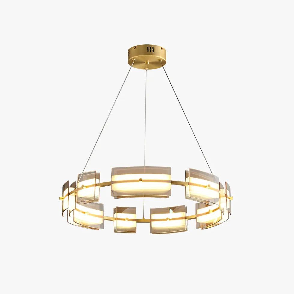 Ring Chandelier With Multiple Integrated Lights