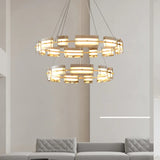 Ring Chandelier With Multiple Integrated Lights