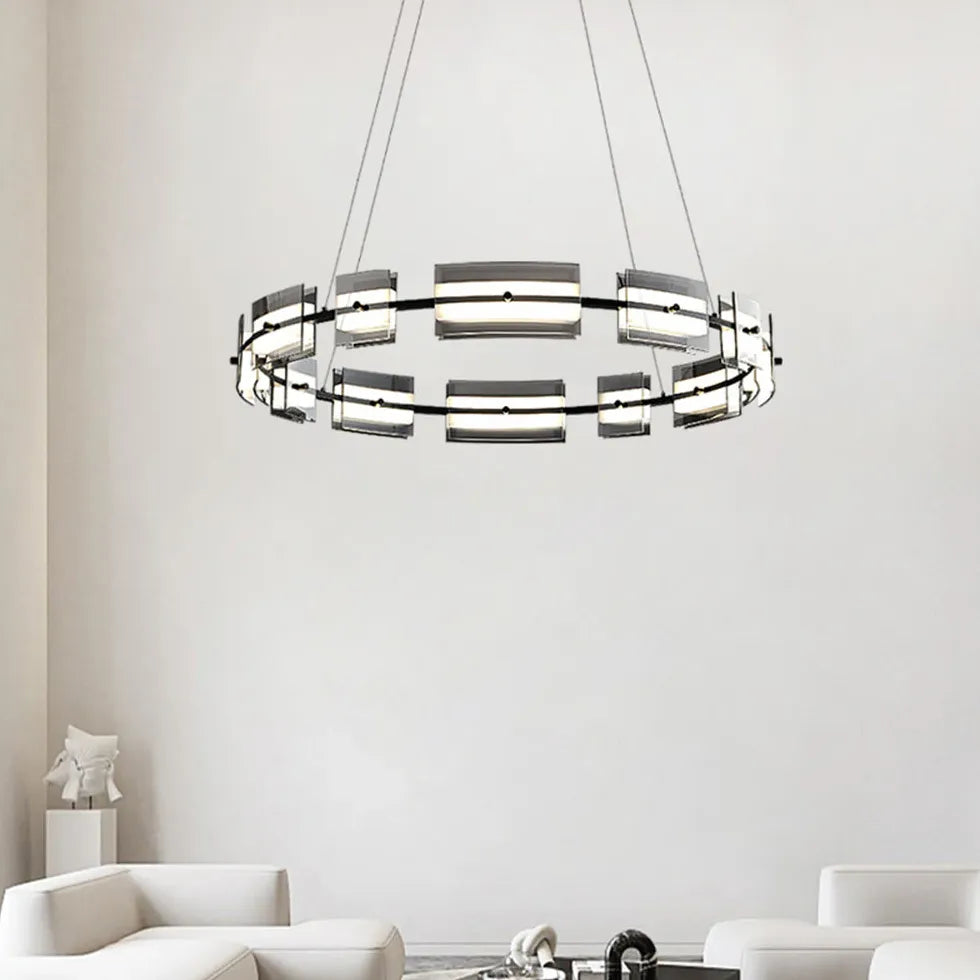 Ring Chandelier With Multiple Integrated Lights