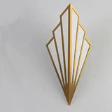 Art Deco Style Wandleuchte Gold