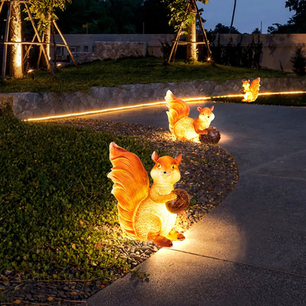 LED Dekoleuchte kabellos für den Gartenhasen