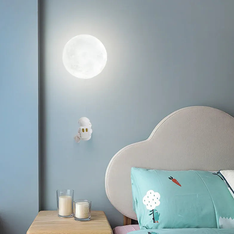 Astronaut Moon Modern Wall Lights