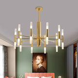 Kronleuchter aus Metall Nordisch Modern Gold - Clowas.de