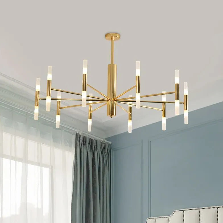 Kronleuchter aus Metall Nordisch Modern Gold - Clowas.de