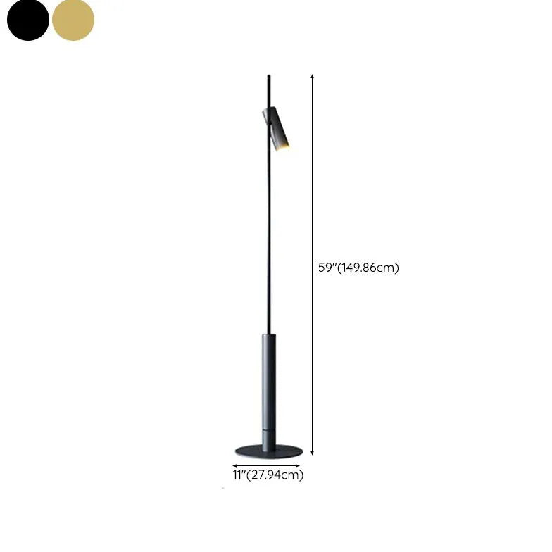 Multi-Head Adjustable Rod Floor Lamp