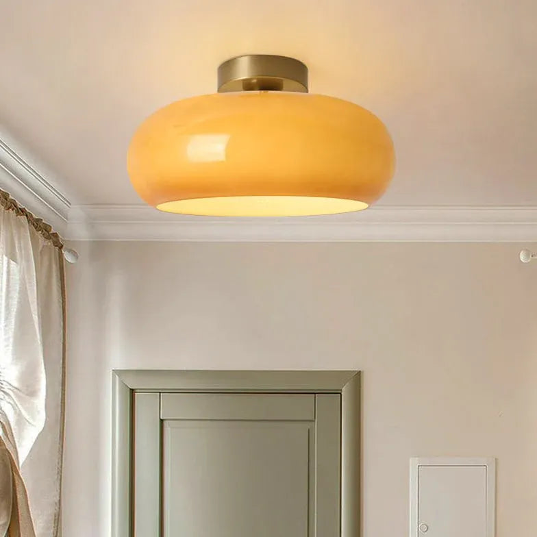 Gelbe Deckenleuchte Bauhaus LED kreative Flurleuchte - Clowas.de