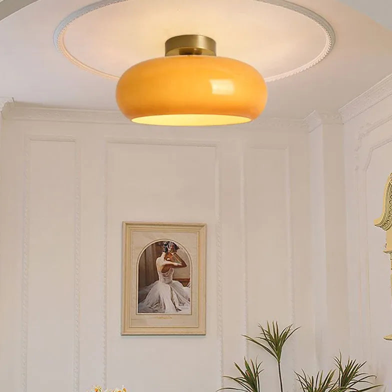 Gelbe Deckenleuchte Bauhaus LED kreative Flurleuchte - Clowas.de