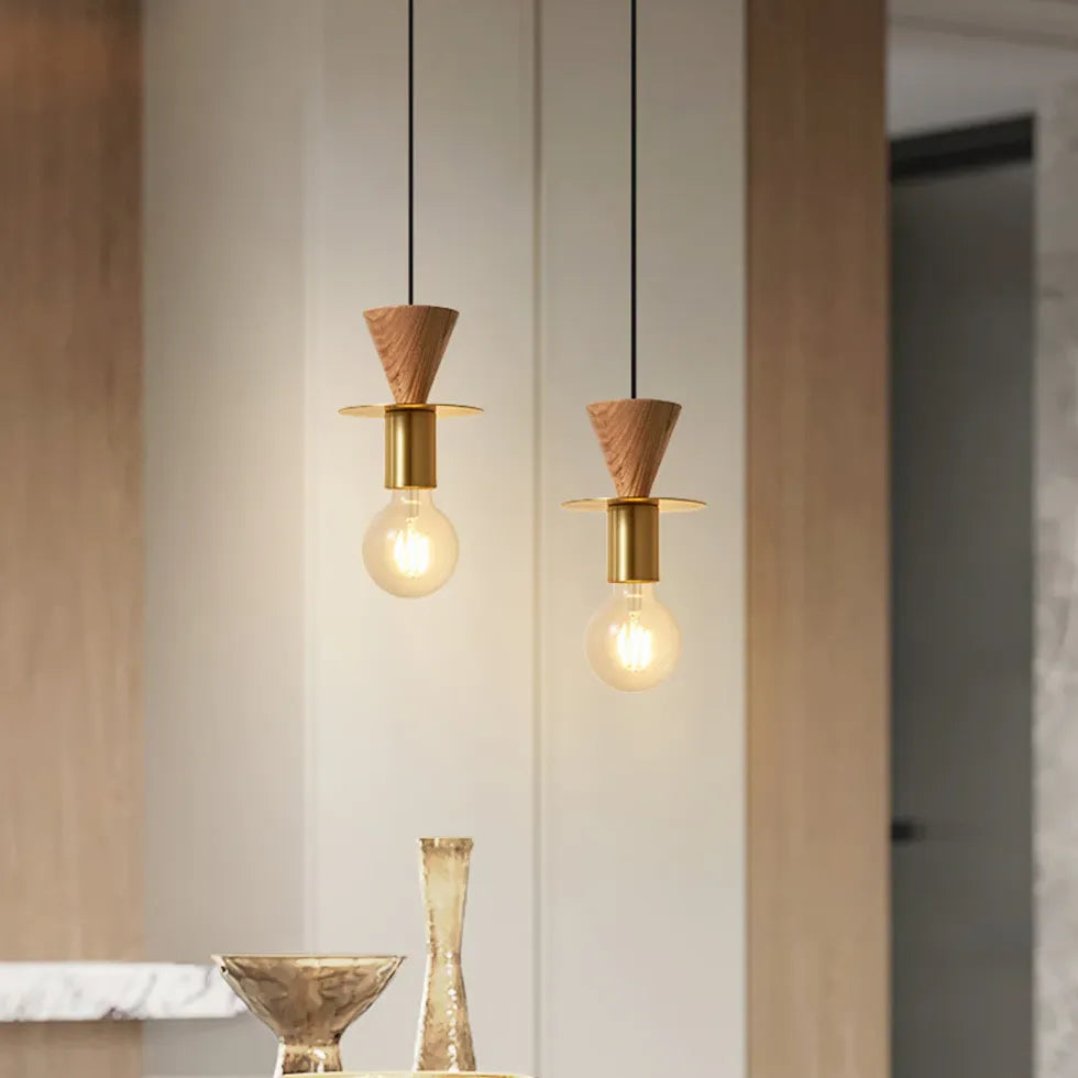 glas pendelleuchte gold Elegante einfache Holzgestaltung - Clowas.de