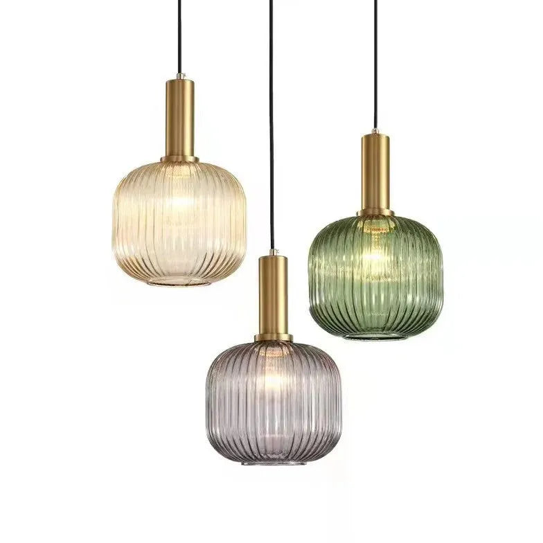 Glas Pendelleuchte grün modern minimalistisch Design - Clowas.de