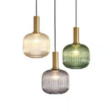 Glas Pendelleuchte grün modern minimalistisch Design - Clowas.de