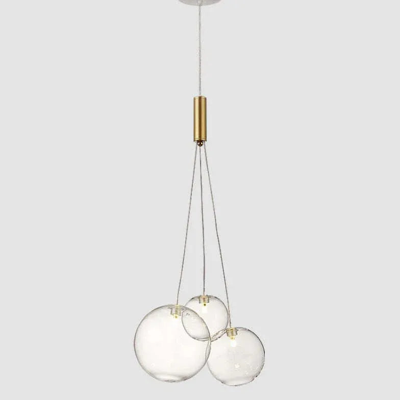 Glas Pendelleuchte mehrflammig modern schlicht nordisch Design - Clowas.de